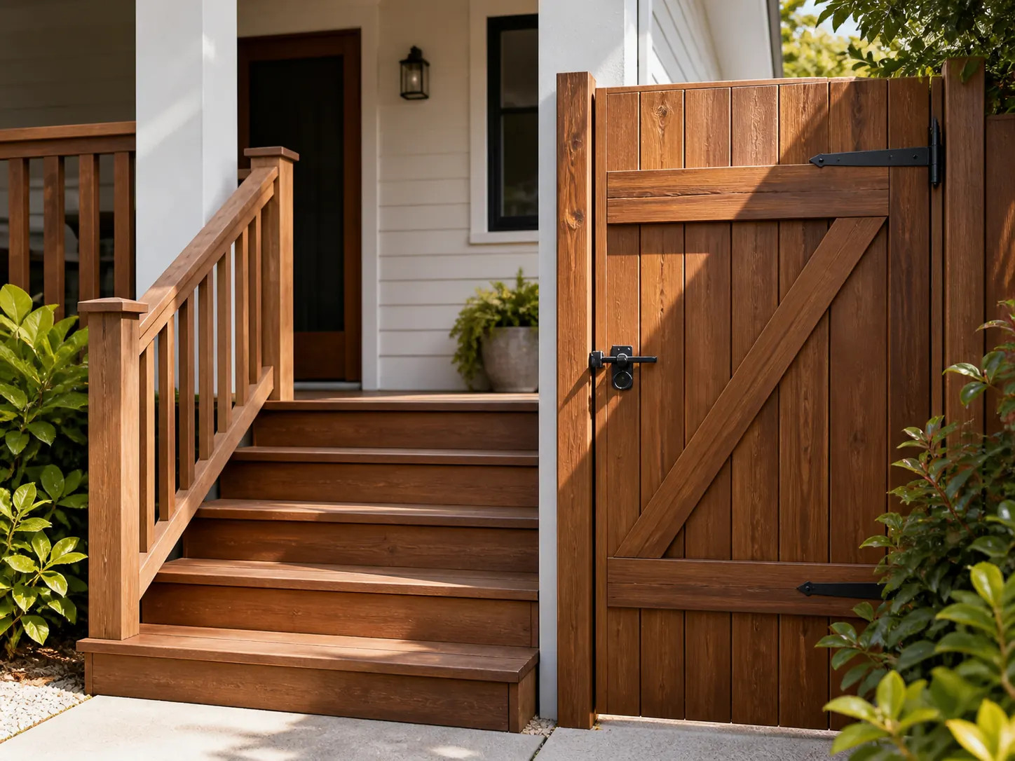 ARY Property Maintenance timber steps and gate repair in Canberra
